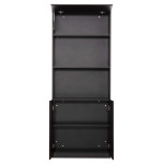 ΒΙΒΛΙΟΘΗΚΗ ΓΡΑΦΕΙΟΥ ΕΠΑΓΓΕΛΜΑΤΙΚΗ ROSEWOOD HM2089 80Χ40Χ200Υ εκ.