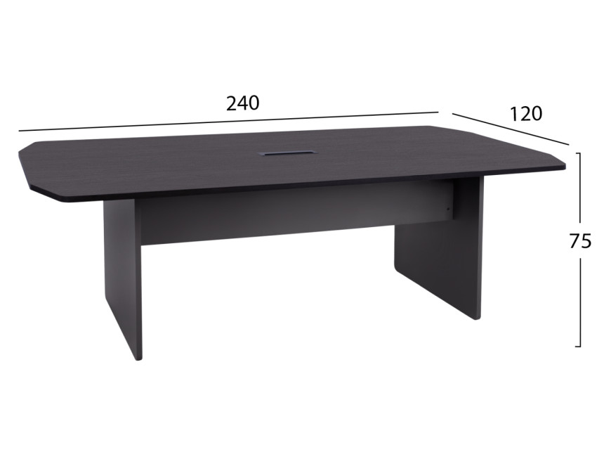 ΕΠΑΓΓΕΛΜΑΤΙΚΟ ΓΡΑΦΕΙΟ ΣΥΝΕΔΡΙΑΣΕΩΝ ROSEWOOD 240Χ120Χ75 HM2103.01