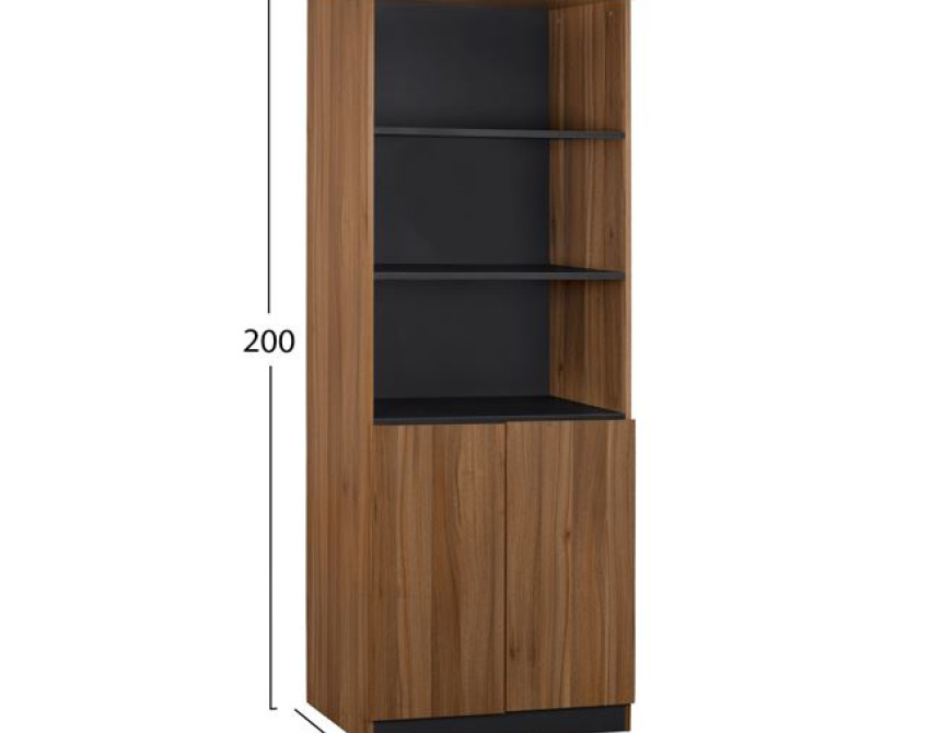 ΕΠΑΓΓΕΛΜΑΤΙΚΗ ΒΙΒΛΙΟΘΗΚΗ ΓΡΑΦΕΙΟΥ SUPREME HM2354 80x40x200Υ εκ.