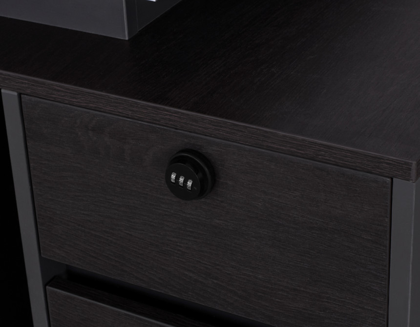 ΓΡΑΦΕΙΟ ΕΠΑΓΓΕΛΜΑΤΙΚΟ ΜΕ ΔΕΞΙΟ ΝΤΟΥΛΑΠΙ ROSEWOOD HM2113R 180X80X76Υ εκ.