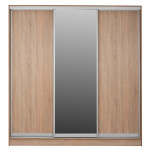 ΝΤΟΥΛΑΠΑ 3ΦΥΛΛΗ ΣΥΡΟΜΕΝΗ ΜΕ ΚΑΘΡΕΠΤΗ SONAMA OAK HM2435  200X60X210Υεκ