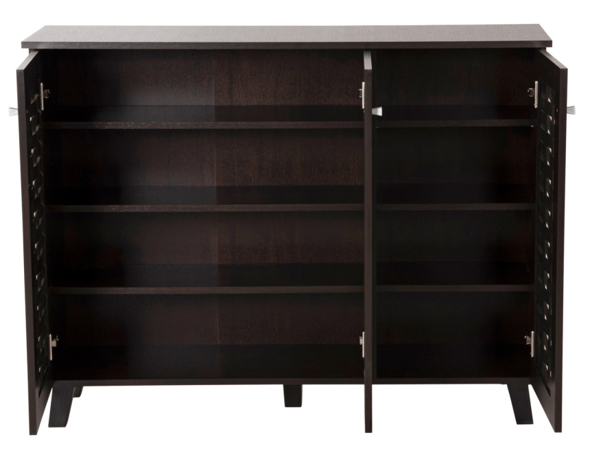 ΠΑΠΟΥΤΣΟΘΗΚΗ-ΝΤΟΥΛΑΠΙ PRODY HM9610.01 ΜΕΛΑΜΙΝΗ WENGE 3 ΠΟΡΤΕΣ 115x34x89Υεκ.