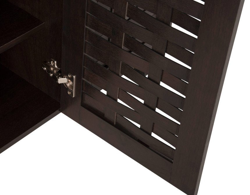 ΠΑΠΟΥΤΣΟΘΗΚΗ-ΝΤΟΥΛΑΠΙ PRODY HM9610.01 ΜΕΛΑΜΙΝΗ WENGE 3 ΠΟΡΤΕΣ 115x34x89Υεκ.