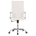 ΚΑΡΕΚΛΑ ΓΡΑΦΕΙΟΥ BOSS ΔΙΕΥΘΥΝΤΟΥ HM1059.32 ΛΕΥΚΟ PU ΠΟΔΙ ΧΡΩΜΙΟΥ 54x57x110Υεκ.