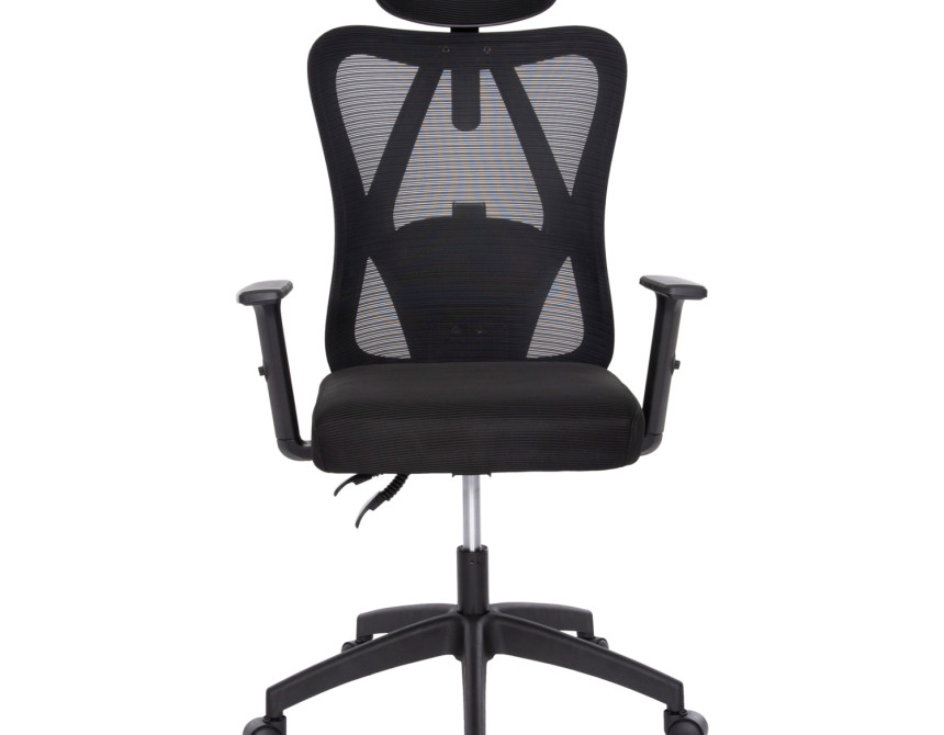ΚΑΡΕΚΛΑ ΓΡΑΦΕΙΟΥ MEXER HM1195.01 ΜΑΥΡΟ MESH-ΜΕΤΑΛ.ΒΑΣΗ-NYLON ΣΚΕΛΕΤΟΣ 60x49x130Υεκ.