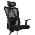 ΚΑΡΕΚΛΑ ΓΡΑΦΕΙΟΥ MEXER HM1195.01 ΜΑΥΡΟ MESH-ΜΕΤΑΛ.ΒΑΣΗ-NYLON ΣΚΕΛΕΤΟΣ 60x49x130Υεκ.
