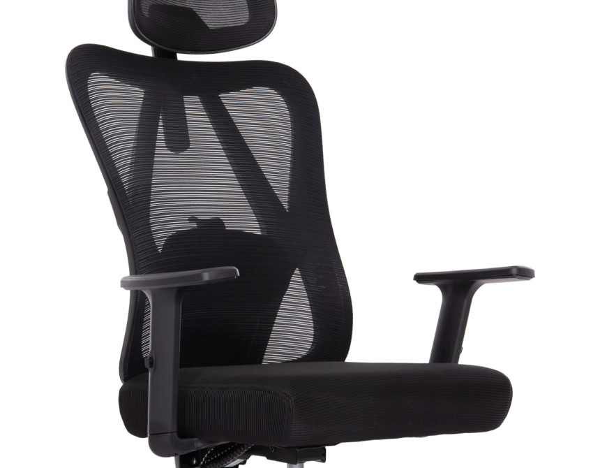 ΚΑΡΕΚΛΑ ΓΡΑΦΕΙΟΥ MEXER HM1195.01 ΜΑΥΡΟ MESH-ΜΕΤΑΛ.ΒΑΣΗ-NYLON ΣΚΕΛΕΤΟΣ 60x49x130Υεκ.