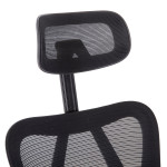 ΚΑΡΕΚΛΑ ΓΡΑΦΕΙΟΥ MEXER HM1195.01 ΜΑΥΡΟ MESH-ΜΕΤΑΛ.ΒΑΣΗ-NYLON ΣΚΕΛΕΤΟΣ 60x49x130Υεκ.