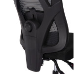 ΚΑΡΕΚΛΑ ΓΡΑΦΕΙΟΥ MEXER HM1195.01 ΜΑΥΡΟ MESH-ΜΕΤΑΛ.ΒΑΣΗ-NYLON ΣΚΕΛΕΤΟΣ 60x49x130Υεκ.
