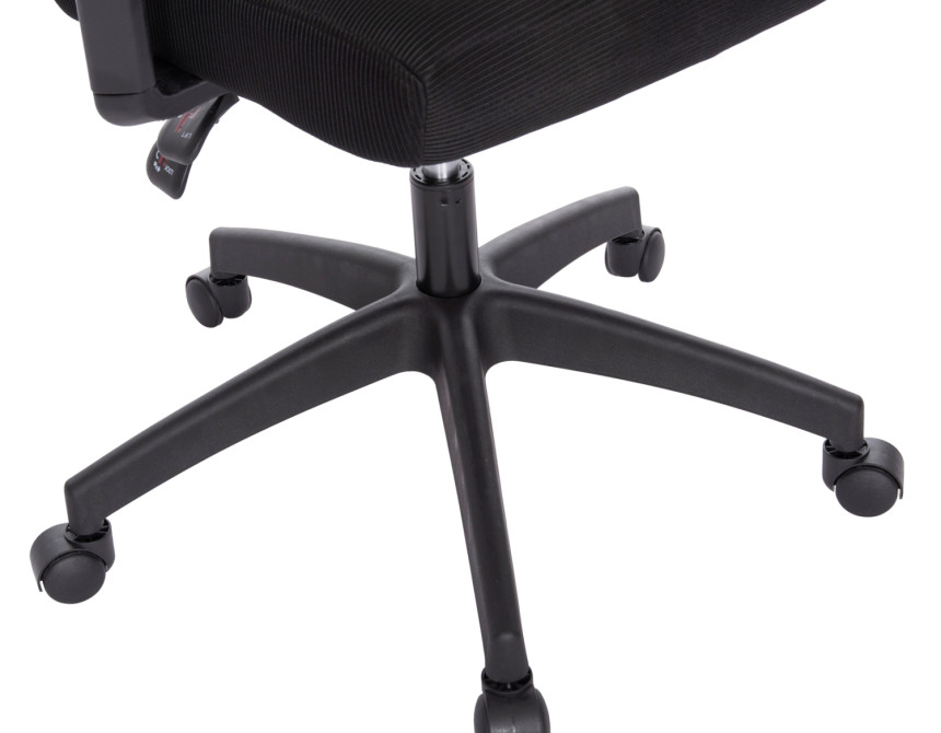 ΚΑΡΕΚΛΑ ΓΡΑΦΕΙΟΥ MEXER HM1195.01 ΜΑΥΡΟ MESH-ΜΕΤΑΛ.ΒΑΣΗ-NYLON ΣΚΕΛΕΤΟΣ 60x49x130Υεκ.