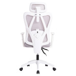 ΚΑΡΕΚΛΑ ΓΡΑΦΕΙΟΥ MEXER HM1195.02 ΓΚΡΙ MESH-ΜΕΤΑΛ.ΒΑΣΗ-ΣΚΕΛΕΤΟΣ ΛΕΥΚΟΣ 60x49x130Υεκ