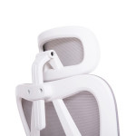 ΚΑΡΕΚΛΑ ΓΡΑΦΕΙΟΥ MEXER HM1195.02 ΓΚΡΙ MESH-ΜΕΤΑΛ.ΒΑΣΗ-ΣΚΕΛΕΤΟΣ ΛΕΥΚΟΣ 60x49x130Υεκ