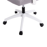 ΚΑΡΕΚΛΑ ΓΡΑΦΕΙΟΥ MEXER HM1195.02 ΓΚΡΙ MESH-ΜΕΤΑΛ.ΒΑΣΗ-ΣΚΕΛΕΤΟΣ ΛΕΥΚΟΣ 60x49x130Υεκ