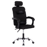 ΚΑΡΕΚΛΑ ΓΡΑΦΕΙΟΥ CRONER HM1196.01 ΜΑΥΡΟ MESH-ΜΕΤΑΛ.ΒΑΣΗ-NYLON ΣΚΕΛΕΤΟΣ 58x50x120Υεκ.