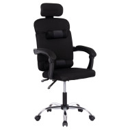 ΚΑΡΕΚΛΑ ΓΡΑΦΕΙΟΥ CRONER HM1196.01 ΜΑΥΡΟ MESH-ΜΕΤΑΛ.ΒΑΣΗ-NYLON ΣΚΕΛΕΤΟΣ 58x50x120Υεκ.