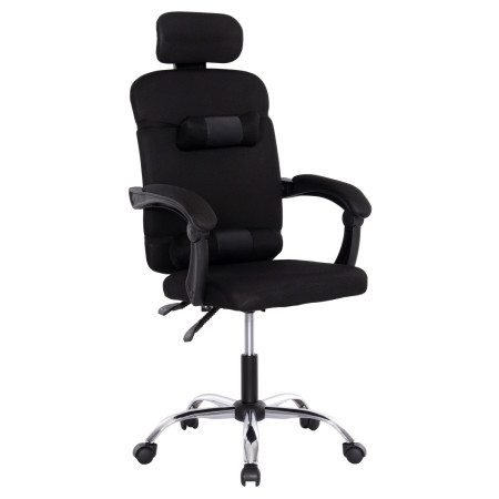 ΚΑΡΕΚΛΑ ΓΡΑΦΕΙΟΥ CRONER HM1196.01 ΜΑΥΡΟ MESH-ΜΕΤΑΛ.ΒΑΣΗ-NYLON ΣΚΕΛΕΤΟΣ 58x50x120Υεκ.