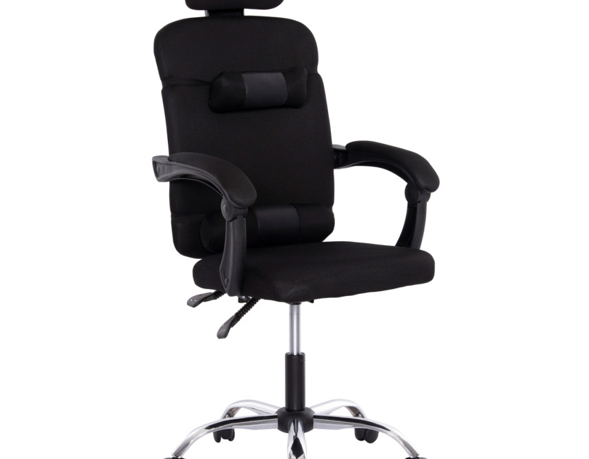 ΚΑΡΕΚΛΑ ΓΡΑΦΕΙΟΥ CRONER HM1196.01 ΜΑΥΡΟ MESH-ΜΕΤΑΛ.ΒΑΣΗ-NYLON ΣΚΕΛΕΤΟΣ 58x50x120Υεκ.