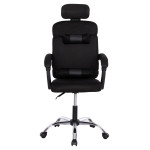ΚΑΡΕΚΛΑ ΓΡΑΦΕΙΟΥ CRONER HM1196.01 ΜΑΥΡΟ MESH-ΜΕΤΑΛ.ΒΑΣΗ-NYLON ΣΚΕΛΕΤΟΣ 58x50x120Υεκ.