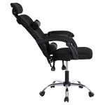 ΚΑΡΕΚΛΑ ΓΡΑΦΕΙΟΥ CRONER HM1196.01 ΜΑΥΡΟ MESH-ΜΕΤΑΛ.ΒΑΣΗ-NYLON ΣΚΕΛΕΤΟΣ 58x50x120Υεκ.