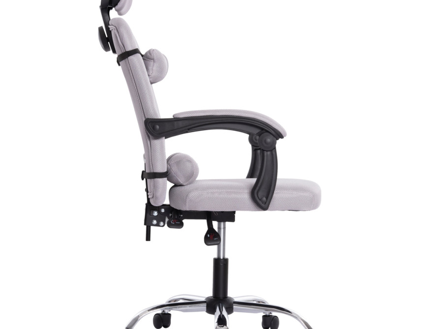 ΚΑΡΕΚΛΑ ΓΡΑΦΕΙΟΥ CRONER HM1196.02 ΓΚΡΙ MESH-ΜΕΤΑΛ.ΒΑΣΗ-NYLON ΣΚΕΛΕΤΟΣ 58x54x120Υεκ.