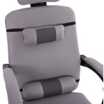 ΚΑΡΕΚΛΑ ΓΡΑΦΕΙΟΥ CRONER HM1196.02 ΓΚΡΙ MESH-ΜΕΤΑΛ.ΒΑΣΗ-NYLON ΣΚΕΛΕΤΟΣ 58x54x120Υεκ.
