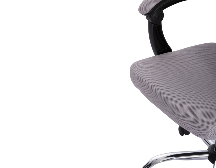 ΚΑΡΕΚΛΑ ΓΡΑΦΕΙΟΥ CRONER HM1196.02 ΓΚΡΙ MESH-ΜΕΤΑΛ.ΒΑΣΗ-NYLON ΣΚΕΛΕΤΟΣ 58x54x120Υεκ.
