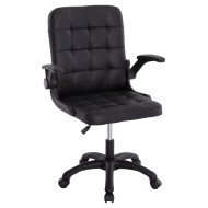 ΚΑΡΕΚΛΑ ΓΡΑΦΕΙΟΥ PORTIMA HM1197.01 ΜΑΥΡΟ PVC-NYLON ΣΚΕΛΕΤΟΣ & ΒΑΣΗ 69x53x98Υεκ.