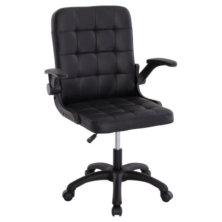 ΚΑΡΕΚΛΑ ΓΡΑΦΕΙΟΥ PORTIMA HM1197.01 ΜΑΥΡΟ PVC-NYLON ΣΚΕΛΕΤΟΣ & ΒΑΣΗ 69x53x98Υεκ.