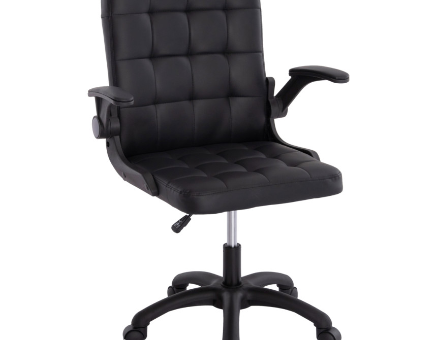 ΚΑΡΕΚΛΑ ΓΡΑΦΕΙΟΥ PORTIMA HM1197.01 ΜΑΥΡΟ PVC-NYLON ΣΚΕΛΕΤΟΣ & ΒΑΣΗ 69x53x98Υεκ.