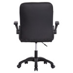 ΚΑΡΕΚΛΑ ΓΡΑΦΕΙΟΥ PORTIMA HM1197.01 ΜΑΥΡΟ PVC-NYLON ΣΚΕΛΕΤΟΣ & ΒΑΣΗ 69x53x98Υεκ.