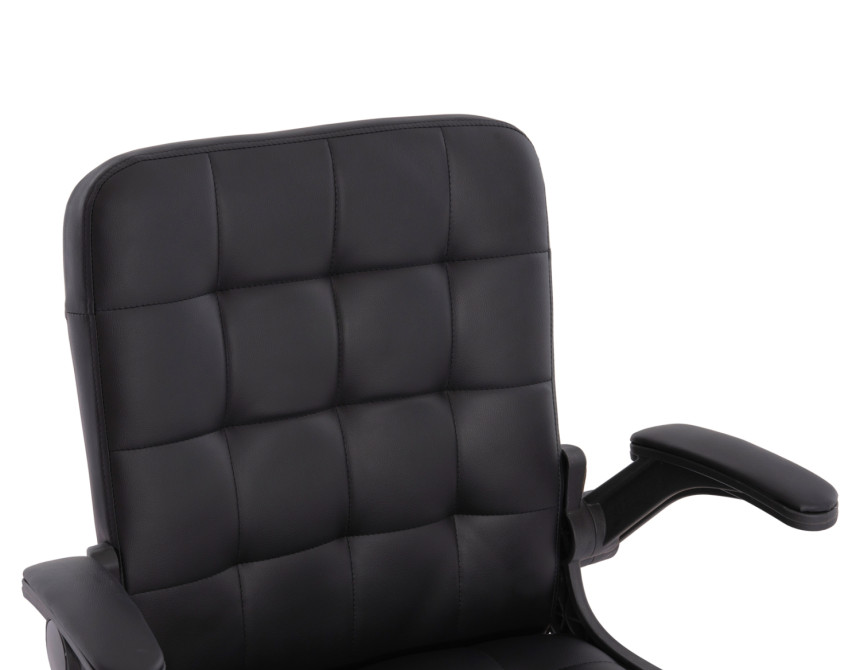 ΚΑΡΕΚΛΑ ΓΡΑΦΕΙΟΥ PORTIMA HM1197.01 ΜΑΥΡΟ PVC-NYLON ΣΚΕΛΕΤΟΣ & ΒΑΣΗ 69x53x98Υεκ.