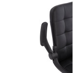 ΚΑΡΕΚΛΑ ΓΡΑΦΕΙΟΥ PORTIMA HM1197.01 ΜΑΥΡΟ PVC-NYLON ΣΚΕΛΕΤΟΣ & ΒΑΣΗ 69x53x98Υεκ.