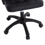 ΚΑΡΕΚΛΑ ΓΡΑΦΕΙΟΥ PORTIMA HM1197.01 ΜΑΥΡΟ PVC-NYLON ΣΚΕΛΕΤΟΣ & ΒΑΣΗ 69x53x98Υεκ.
