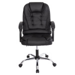 ΚΑΡΕΚΛΑ ΓΡΑΦΕΙΟΥ LAGOM HM1198 ΜΑΥΡO PVC-ΜΕΤΑΛ.ΒΑΣΗ-ΜΑΥΡΟ NYLON ΣΚΕΛΕΤΟΣ 63x51x115Υεκ
