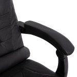 ΚΑΡΕΚΛΑ ΓΡΑΦΕΙΟΥ LAGOM HM1198 ΜΑΥΡO PVC-ΜΕΤΑΛ.ΒΑΣΗ-ΜΑΥΡΟ NYLON ΣΚΕΛΕΤΟΣ 63x51x115Υεκ