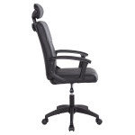 ΚΑΡΕΚΛΑ ΓΡΑΦΕΙΟΥ NIMBLE HM1199.01 ΜΑΥΡΟ PVC-ΜΑΥΡΟΣ ΣΚΕΛΕΤΟΣ & ΒΑΣΗ NYLON 51x61x130Υεκ