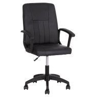 ΚΑΡΕΚΛΑ ΓΡΑΦΕΙΟΥ NIM HM1200.01 ΜΑΥΡΟ PVC-ΜΑΥΡΟΣ ΣΚΕΛΕΤΟΣ & ΒΑΣΗ NYLON 51x61x125Υεκ