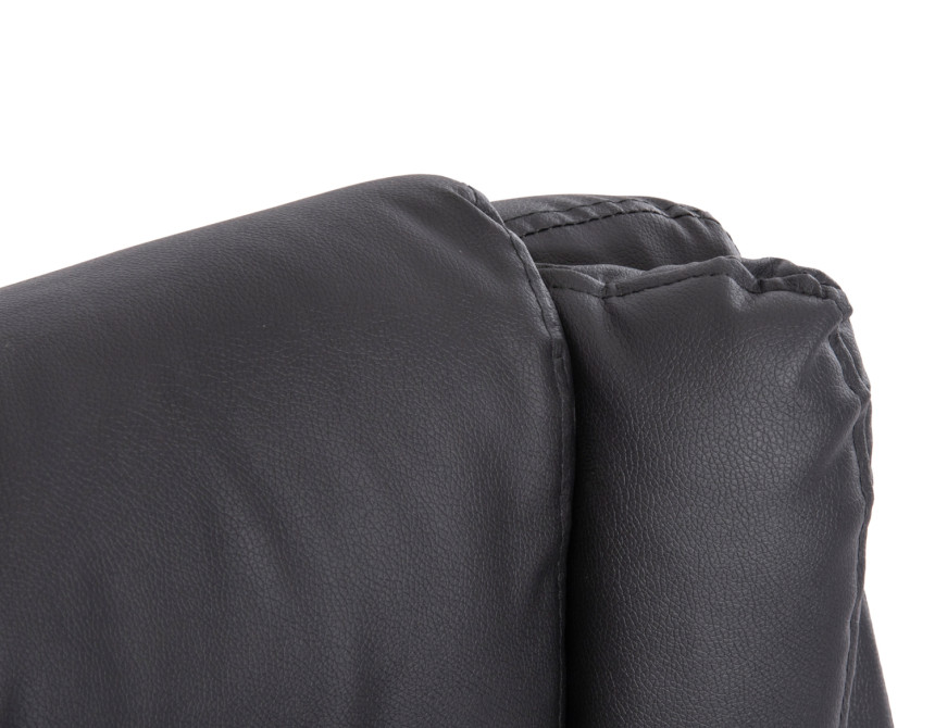 ΚΑΡΕΚΛΑ ΓΡΑΦΕΙΟΥ CANAN HM1201 ΜΑΥΡO PVC-ΜΑΥΡΟ NYLON-ΒΑΣΗ ΧΡΩΜΙΟΥ 69x48x98Υεκ.
