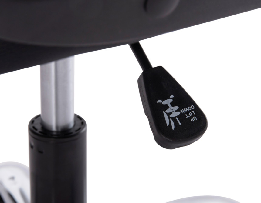 ΚΑΡΕΚΛΑ ΓΡΑΦΕΙΟΥ CANAN HM1201 ΜΑΥΡO PVC-ΜΑΥΡΟ NYLON-ΒΑΣΗ ΧΡΩΜΙΟΥ 69x48x98Υεκ.