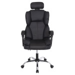 ΚΑΡΕΚΛΑ ΓΡΑΦΕΙΟΥ OCTAVIUS HM1202 ΜΑΥΡΟ PVC & NYLON-ΜΕΤΑΛ.ΧΡΩΜΙΟ ΒΑΣΗ 52x55x128Υεκ