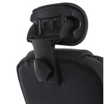 ΚΑΡΕΚΛΑ ΓΡΑΦΕΙΟΥ OCTAVIUS HM1202 ΜΑΥΡΟ PVC & NYLON-ΜΕΤΑΛ.ΧΡΩΜΙΟ ΒΑΣΗ 52x55x128Υεκ