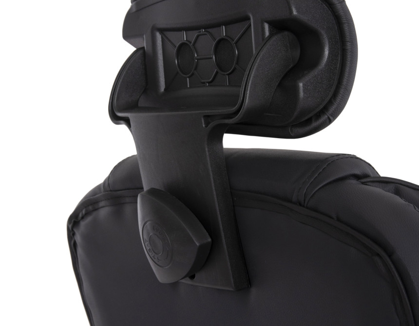 ΚΑΡΕΚΛΑ ΓΡΑΦΕΙΟΥ OCTAVIUS HM1202 ΜΑΥΡΟ PVC & NYLON-ΜΕΤΑΛ.ΧΡΩΜΙΟ ΒΑΣΗ 52x55x128Υεκ