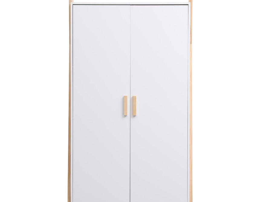 ΝΤΟΥΛΑΠΑ ΠΑΙΔΙΚH PASCHAL HM2494.03 ΛΕΥΚΗ ΜΕΛΑΜΙΝΗ-ΠΟΔΙΑ ΞΥΛΟ ΠΕΥΚΟΥ 96x44x170Υεκ.