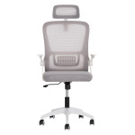 ΚΑΡΕΚΛΑ ΓΡΑΦΕΙΟΥ BLAZER HM1205.02 ΓΚΡΙ MESH-ΛΕΥΚΟΣ ΣΚΕΛΕΤΟΣ NYLON 60,5x47x85,5Υεκ.