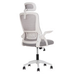 ΚΑΡΕΚΛΑ ΓΡΑΦΕΙΟΥ BLAZER HM1205.02 ΓΚΡΙ MESH-ΛΕΥΚΟΣ ΣΚΕΛΕΤΟΣ NYLON 60,5x47x85,5Υεκ.