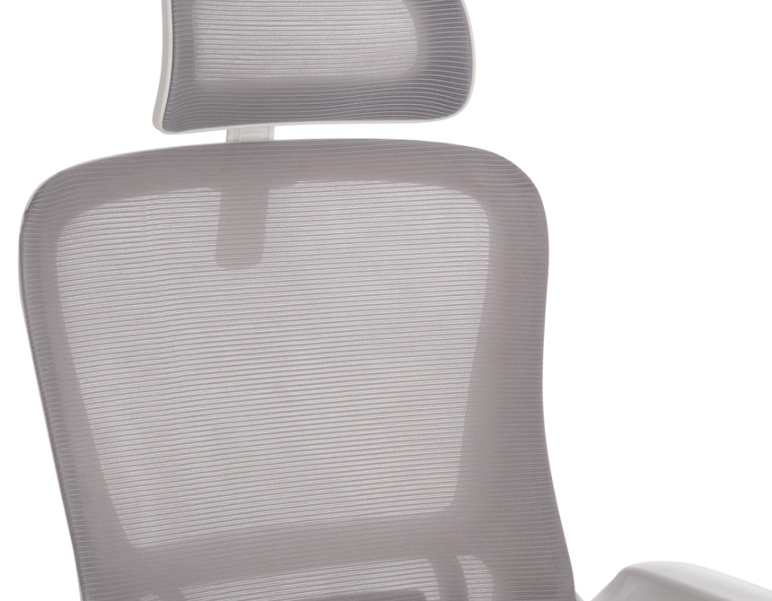 ΚΑΡΕΚΛΑ ΓΡΑΦΕΙΟΥ BLAZER HM1205.02 ΓΚΡΙ MESH-ΛΕΥΚΟΣ ΣΚΕΛΕΤΟΣ NYLON 60,5x47x85,5Υεκ.