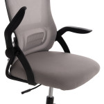 ΚΑΡΕΚΛΑ ΓΡΑΦΕΙΟΥ BLAZER HM1205.05 ΓΚΡΙ MESH-ΜΑΥΡΟΣ ΣΚΕΛΕΤΟΣ NYLON 60,5x47x85,5Υεκ.