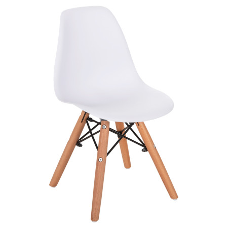 ΚΑΡΕΚΛΑ TWIST KID HM8453.01 ΞΥΛΙΝΑ ΠΟΔΙΑ Κ ΚΑΘΙΣΜΑ PP ΛΕΥΚΟ 30,5Χ33Χ59 ΕΚ