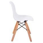 ΚΑΡΕΚΛΑ TWIST KID HM8453.01 ΞΥΛΙΝΑ ΠΟΔΙΑ Κ ΚΑΘΙΣΜΑ PP ΛΕΥΚΟ 30,5Χ33Χ59 ΕΚ