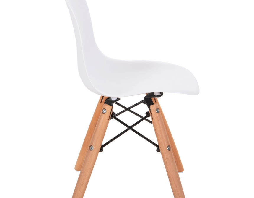 ΚΑΡΕΚΛΑ TWIST KID HM8453.01 ΞΥΛΙΝΑ ΠΟΔΙΑ Κ ΚΑΘΙΣΜΑ PP ΛΕΥΚΟ 30,5Χ33Χ59 ΕΚ